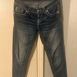 Miss Me Dark Blue Skinny Jeans